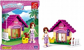 ליגאו ילדה בית 44 חלקים בשקית 15X19 ס"מ ליגאו ילדה בית 44 חלקים בשקית 15X19 ס"מ