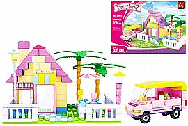 ליגאו מכונית ותחנת דלק 180 חלקים ליגאו מכונית ותחנת דלק 180 חלקים
