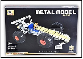 מכנו מתכת אוטו מירוץ 142 חלקים מכנו מתכת אוטו מירוץ 142 חלקים