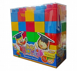 הרכבה קוביות ענק 40 בשקית 35X25X10 ס"מ PVC הרכבה קוביות ענק 40 בשקית 35X25X10 ס"מ PVC