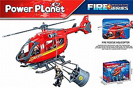 פאוור פלאנט מסוק אזרחי + צנחן 39X12X25 ס"מ פאוור פלאנט מסוק אזרחי + צנחן 39X12X25 ס"מ