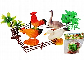 חיות חוה עופות 4 בשקית 12 ס"מ חיות חוה עופות 4 בשקית 12 ס"מ