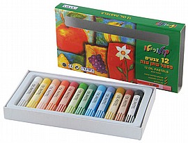 קולוריטו - סט 12 צבעי פסטל עבים קולוריטו - סט 12 צבעי פסטל עבים