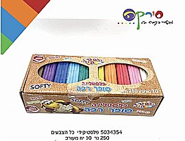 פלסטלינה גיאוטו 10 גוונים פלסטלינה גיאוטו 10 גוונים