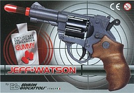 אקדח גומי אוויר ג'ף ווטסון אדיסון איטליה EDISON GIOCATTOLI אקדח גומי אוויר ג'ף ווטסון אדיסון איטליה EDISON GIOCATTOLI