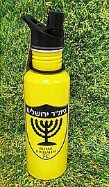 בקבוק מתכת איכותי פקק נשלף בית"ר ירושלים בקבוק מתכת איכותי פקק נשלף בית"ר ירושלים