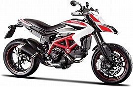 MAISTO אופנוע DUCATI HYPERMOTARO SP 2013 1:12 MAISTO אופנוע DUCATI HYPERMOTARO SP 2013 1:12