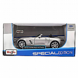 מאיסטו 1:24 מרצדס SLS AMG רודסטר כסוף מאיסטו 1:24 מרצדס SLS AMG רודסטר כסוף