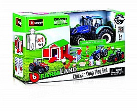 ערכת משחק לול תרנגולות וחווה מבית Burago ערכת משחק לול תרנגולות וחווה מבית Burago