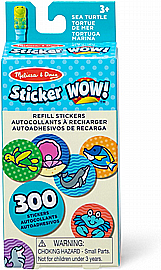 300 מדבקות מילוי לצב הים STICKER WOW 300 מדבקות מילוי לצב הים STICKER WOW