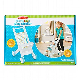 עגלת בובות מעץ - Melissa And Doug עגלת בובות מעץ - Melissa And Doug