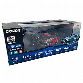 מכונית ספורט עם שלט רחוק CRAZON - LIGHTNING SPORTS מכונית ספורט עם שלט רחוק CRAZON - LIGHTNING SPORTS