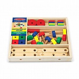מליסה ודאג סט בנייה בקופסא מבית Melissa and Doug מליסה ודאג סט בנייה בקופסא מבית Melissa and Doug