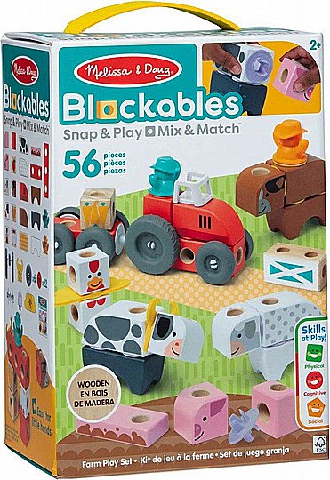 �� ����� ������ �� ������� �� Melissa & Doug Blockables� ����� ����� ���� ��� (56 �����)