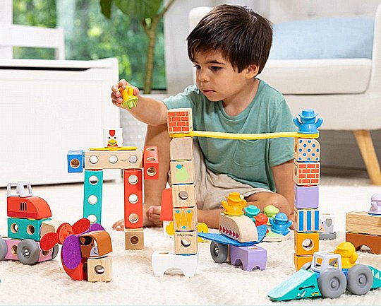 �� ����� ������ �� ������� �� Melissa & Doug Blockables� ����� ����� ���� ��� (56 �����)