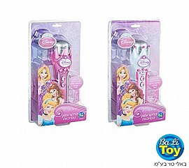 מיקרופון דיסני נסיכות ורוד לבן מיקרופון דיסני נסיכות ורוד לבן