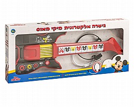 גיטרה אלקטרונית מיקי מאוס + אוזניות מדונה גיטרה אלקטרונית מיקי מאוס + אוזניות מדונה