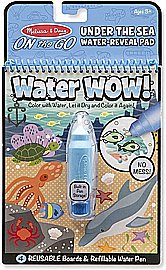 חוברת טוש מים - ים - Melissa and Doug חוברת טוש מים - ים - Melissa and Doug