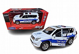 WELLY X ניידת משטרה טויוטה לנד קרוזר WELLY X ניידת משטרה טויוטה לנד קרוזר