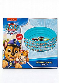 בריכה מתנפחת 3 טבעות מפרץ ההרפתקאות 120 ס"מ קוטר 30 ס"מ עומק בריכה מתנפחת 3 טבעות מפרץ ההרפתקאות 120 ס"מ קוטר 30 ס"מ עומק