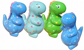 קופת חיסכון קרמיקה דינוזאור 10 ס"מ קופת חיסכון קרמיקה דינוזאור 10 ס"מ