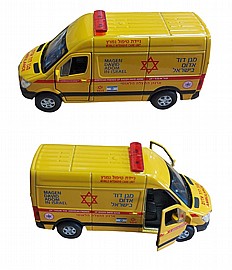 WELLY אמבולנס מד"א - טיפול נמרץ בעברית PULL BACK WELLY אמבולנס מד"א - טיפול נמרץ בעברית PULL BACK