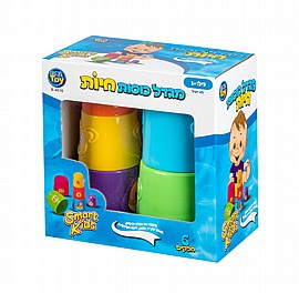 מגדל כוסות חיות 6 חלקים SMART KIDS מגדל כוסות חיות 6 חלקים SMART KIDS