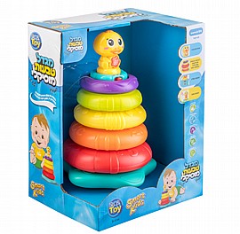 מגדל טבעות מוסיקלי SMART KIDS מגדל טבעות מוסיקלי SMART KIDS
