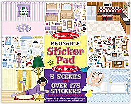חוברת מדבקות עיצוב הבית - Melissa and Doug חוברת מדבקות עיצוב הבית - Melissa and Doug