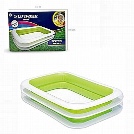 בריכה מתנפחת משפחתית 262X171X51 ס"מ SPORT SUNRISE בריכה מתנפחת משפחתית 262X171X51 ס"מ SPORT SUNRISE