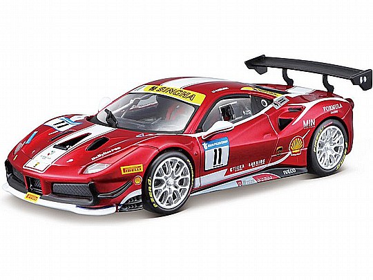 BURAGO ������ 1:24 ����� 488 CHALANGE FORMULA RACING
