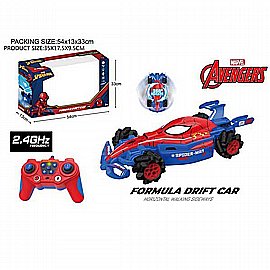 מכונית שלט פורמולה ספיידרמן - פעלולים 35 ס"מ מכונית שלט פורמולה ספיידרמן - פעלולים 35 ס"מ