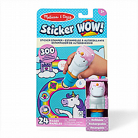 Sticker WOW! חוברת מדבקות 24 דפים עם מכשיר הדבקה אוטומטי ו 300 מדבקות - קאפקייק חד הקרן Sticker WOW! חוברת מדבקות 24 דפים עם מכשיר הדבקה אוטומטי ו 300 מדבקות - קאפקייק חד הקרן