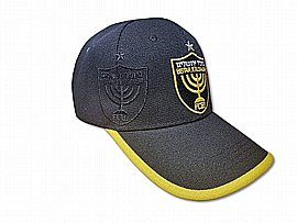 כובע מצחיה רקום FCBJ בית"ר ירושלים כובע מצחיה רקום FCBJ בית"ר ירושלים