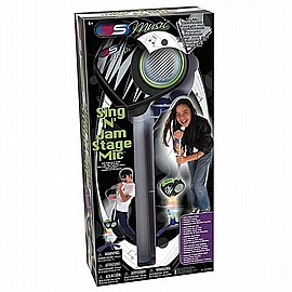 מיקרופון במה שחור + MP3 מיקרופון במה שחור + MP3