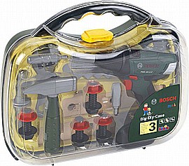 צעצוע סט מארז מברגה חשמלית עם אביזרים מבית Klein Bosch Mini צעצוע! צעצוע סט מארז מברגה חשמלית עם אביזרים מבית Klein Bosch Mini צעצוע!