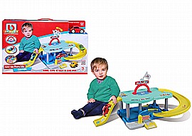 BURAGO חניון מכוניות 2 מפלסים למתחילים + מכונית BURAGO חניון מכוניות 2 מפלסים למתחילים + מכונית