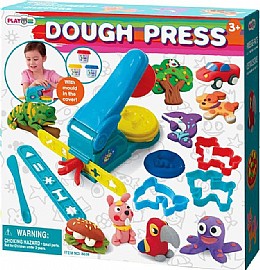 ערכת בצק-מכבש צורות+קורץ playgo ערכת בצק-מכבש צורות+קורץ playgo