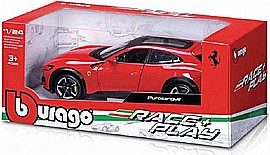 BURAGO מכונית 1:24 פרארי אדום PUROSANGUE BURAGO מכונית 1:24 פרארי אדום PUROSANGUE