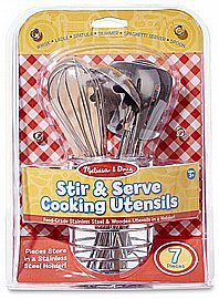 ערכת כלי בישול והגשה מבית Melissa and Doug ערכת כלי בישול והגשה מבית Melissa and Doug
