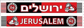 צעיף צמר עבה הפועל ירושלים כדורסל 2 צדדי הדפסה צעיף צמר עבה הפועל ירושלים כדורסל 2 צדדי הדפסה