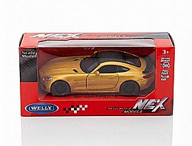 mercedes-AMG GT R מכוניות 1/34 WELLY חרדל mercedes-AMG GT R מכוניות 1/34 WELLY חרדל