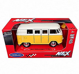 VOLKSWAGEN T1 1963 מכוניות 1/34 WELLY VOLKSWAGEN T1 1963 מכוניות 1/34 WELLY