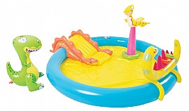 בריכת פעילות דינו כולל מגלשה ודינוזאור משפריץ 215X171X16 ס"מ בריכת פעילות דינו כולל מגלשה ודינוזאור משפריץ 215X171X16 ס"מ