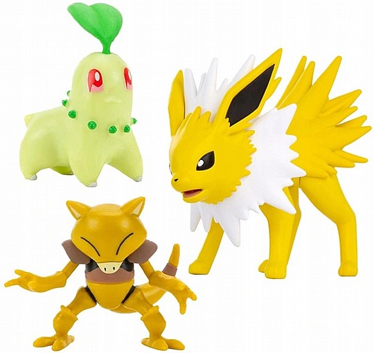 ������� ����� 3 ������ : ABRA+CHIKORITA+JOLTEON