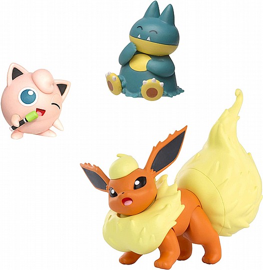 ������� ����� - 3 ������ Jigglypuff, Munchlax, Flareon
