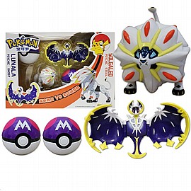זוג פוקימון LUNALA PSYCHIC GHOST גדולים זוג פוקימון LUNALA PSYCHIC GHOST גדולים