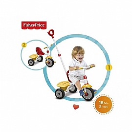 תלת אופן פישר גליי צהוב אדום תלת אופן פישר גליי צהוב אדום
