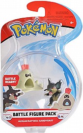 פוקימון ALOLAN RATTAT AND SANDYGAST זוג דמויות פוקימון ALOLAN RATTAT AND SANDYGAST זוג דמויות