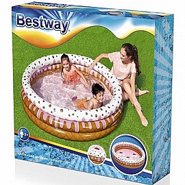 בריכה מתנפחת קרם גלידה 160X38 ס"מ BESTWAY בריכה מתנפחת קרם גלידה 160X38 ס"מ BESTWAY